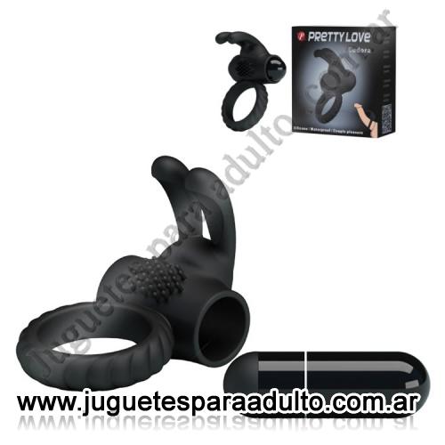 MARCAS IMPORTADAS, Pretty Love, Anillo vibrador para pene con conejo estimulador de clitoris Marcas Importadas, Pretty Love, Anillo vibrador para pene con conejo estimulador de clitoris