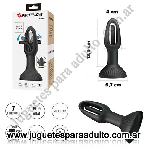 MARCAS IMPORTADAS, Pretty Love, Hubert dilatador anal con estimulador con movimiento y carga USB Marcas Importadas, Pretty Love, Hubert dilatador anal con estimulador con movimiento y carga USB