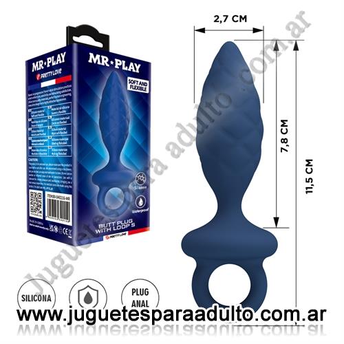 MARCAS IMPORTADAS, Pretty Love, Plug anal de silicona: diseño suave, flexible y cómodo Marcas Importadas, Pretty Love, Plug anal de silicona: diseño suave, flexible y cómodo