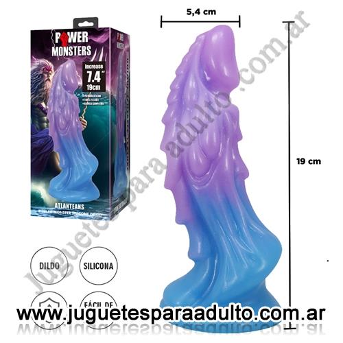 Marcas Importadas, Pretty Love, Monster Atlantis - dildo con sopapa