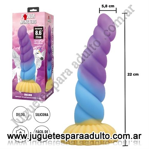 Marcas Importadas, Pretty Love, Monster Unicorn - dildo con sopapa