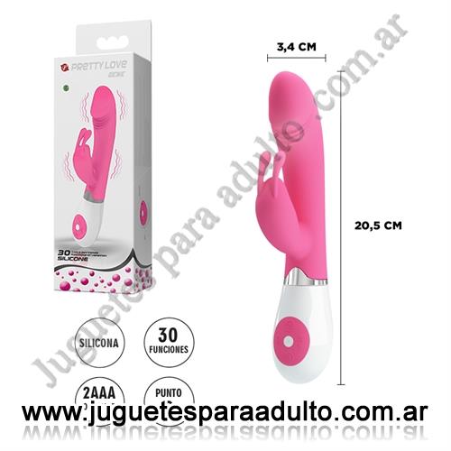 MARCAS IMPORTADAS, Pretty Love, Gene vibrador con estimulador de clitoris y varias funciones Marcas Importadas, Pretty Love, Gene vibrador con estimulador de clitoris y varias funciones
