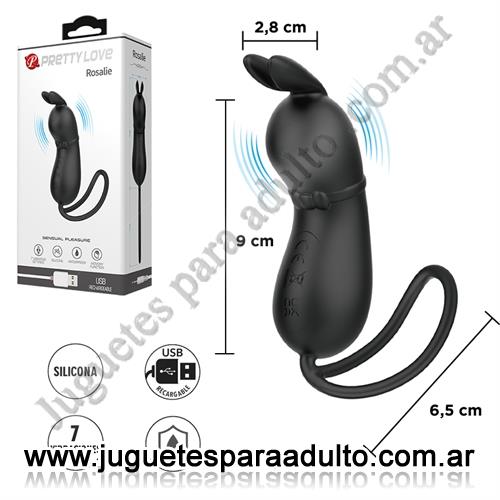 MARCAS IMPORTADAS, Pretty Love, Estimulador de punto G Rosalie con carga USB Marcas Importadas, Pretty Love, Estimulador de punto G Rosalie con carga USB