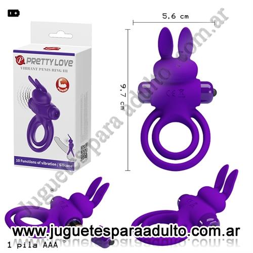 MARCAS IMPORTADAS, Pretty Love, Anillo vibrador para retardar la eyaculacion y 10 velocidades Marcas Importadas, Pretty Love, Anillo vibrador para retardar la eyaculacion y 10 velocidades