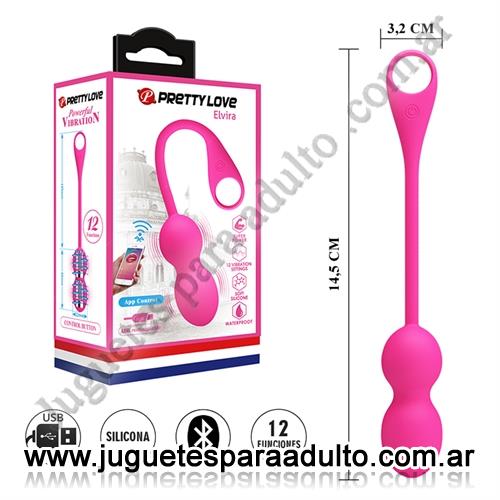 MARCAS IMPORTADAS, Pretty Love, Bolitas chinas con 12 modos de vibracion, carga USB y control BLUETOOTH via APP Marcas Importadas, Pretty Love, Bolitas chinas con 12 modos de vibracion, carga USB y control BLUETOOTH via APP