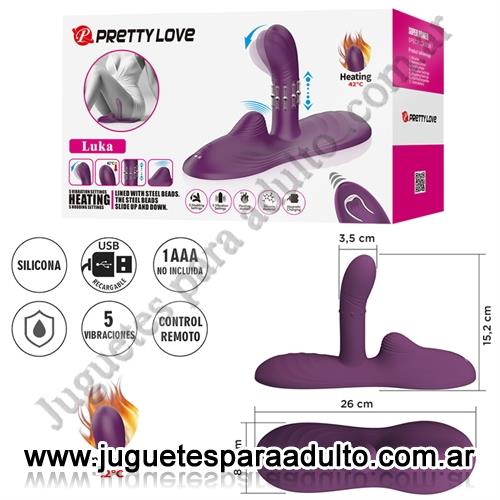 MARCAS IMPORTADAS, Pretty Love, Vibe Pad con control remoto: estimulación con calor, múltiples modos y carga magnética Marcas Importadas, Pretty Love, Vibe Pad con control remoto: estimulación con calor, múltiples modos y carga magnética