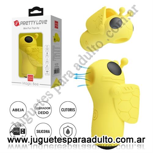 Marcas Importadas, Pretty Love, Pequeño succionador en forma de abeja con carga USB