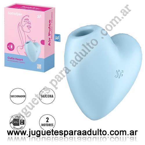 Vibradores, Vibradores premium, Cutie Heart Succionador en forma de corazon y carga USB