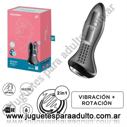 Vibradores, Vibradores rotativos, Rotator Plug 1+ Dilatador anal Rotativo con control via APP (Red)