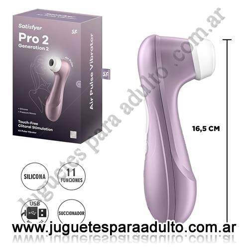 Estimuladores, Succionadores, Succionador con carga USB Pro 2 Generation 2 (Violeta) 
