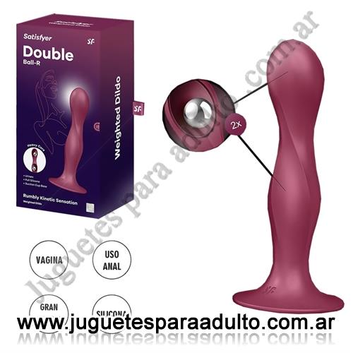 Anales, Anal sin vibrador, Double Ball-R estimulador con bolitas en el interior con sopapa para superficies