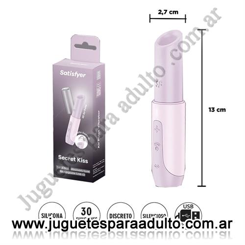 Estimuladores, Succionadores, Secret Kiss - Estimulador de con Succión y Vibración