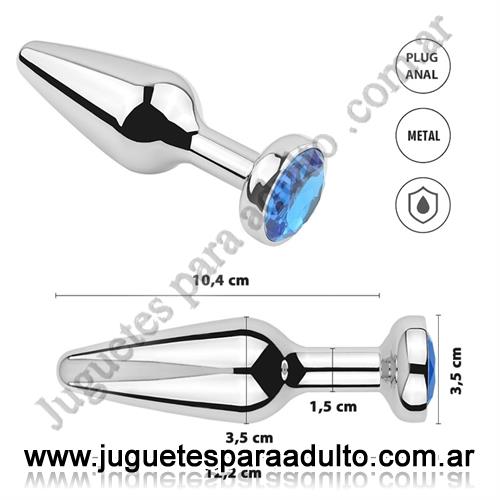 ANALES, Joyas Anales, Bootes Azul M: Plug anal Small con Ojo Azul Anales, Joyas Anales, Bootes Azul M: Plug anal Small con Ojo Azul