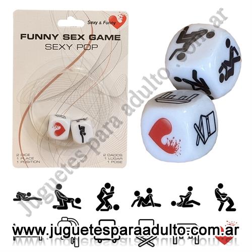 MARCAS IMPORTADAS, Sexy & Funny, Juego de 2 dados de posicion y Ubicación Marcas Importadas, Sexy & Funny, Juego de 2 dados de posicion y Ubicación