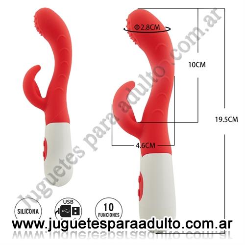MARCAS IMPORTADAS, Sexy & Funny, Scorpius : Vibrador de punto G con estimulador y 10 funciones de vibracion Marcas Importadas, Sexy & Funny, Scorpius : Vibrador de punto G con estimulador y 10 funciones de vibracion