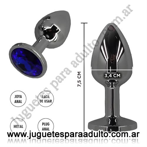 ANALES, Joyas Anales, Cygnus Azul M : Joya Anal Metalica Anales, Joyas Anales, Cygnus Azul M : Joya Anal Metalica