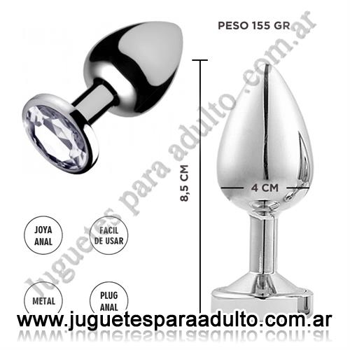 ANALES, Joyas Anales, Cygnus Transparente L : Joya Anal Metalica Anales, Joyas Anales, Cygnus Transparente L : Joya Anal Metalica