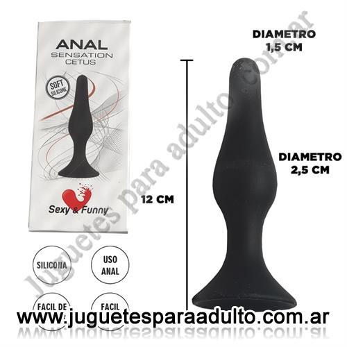 MARCAS IMPORTADAS, Sexy & Funny, Cetus L: Dilatador anal silicona tamaño large Marcas Importadas, Sexy & Funny, Cetus L: Dilatador anal silicona tamaño large