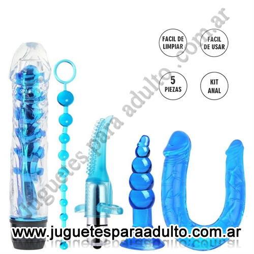 Especificos, Kits, Octans : Kit Anal 5 Piezas Vibrador