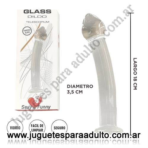 MARCAS IMPORTADAS, Sexy & Funny, Telescopium : Dildo Vidrio Templado Marcas Importadas, Sexy & Funny, Telescopium : Dildo Vidrio Templado