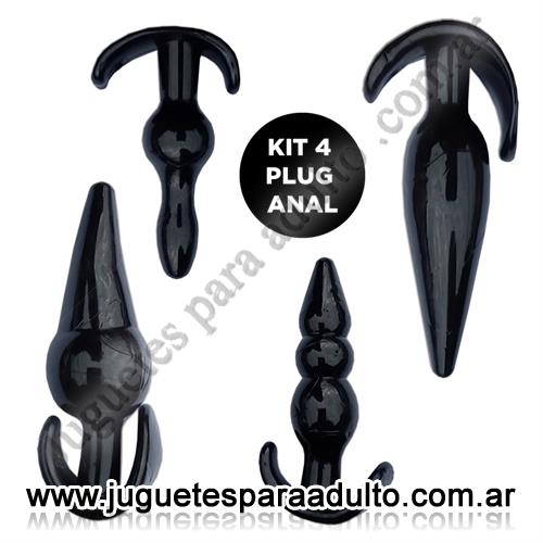Especificos, Kits, Peacock : Kit de 4 piezas de dilatadores anales