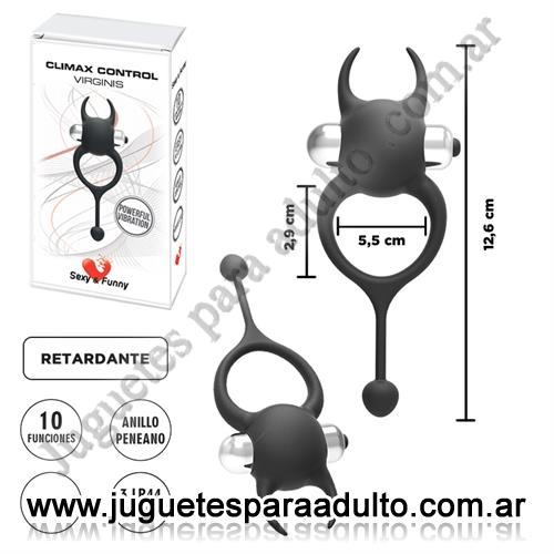 ESPECIFICOS, Productos Retardantes, Anillo en forma de diablito negro con vibracion Especificos, Productos Retardantes, Anillo en forma de diablito negro con vibracion