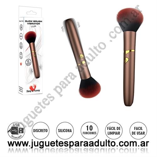 MARCAS IMPORTADAS, Sexy & Funny, Brocha eléctrica para maquillaje, herramienta de belleza con vibración, 10 modos de vibracion Marcas Importadas, Sexy & Funny, Brocha eléctrica para maquillaje, herramienta de belleza con vibración, 10 modos de vibracion