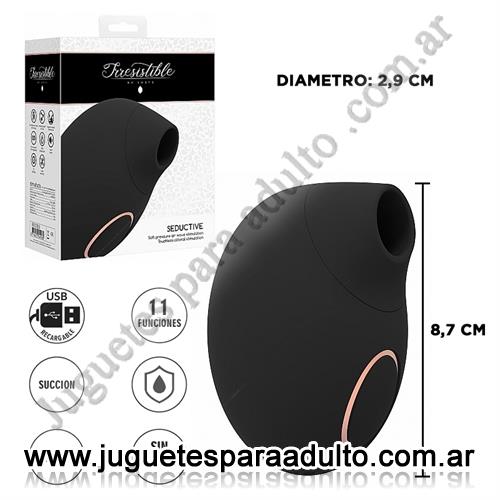 Vibradores, Vibradores premium, Pequeño Succionador de clitoris con 11 funciones y carga USB